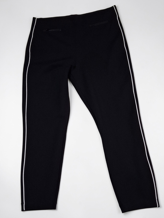 SPANX The Perfect Pant 20286R Ankle Piped Skinny Rayon Blend Black Women Size 2x - Picture 3 of 16